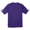 Sport-Tek Men's Purple/White Colorblock PosiCharge Competitor Tee