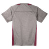 Sport-Tek Men's Vintage Heather/Maroon Heather Colorblock Contender Tee