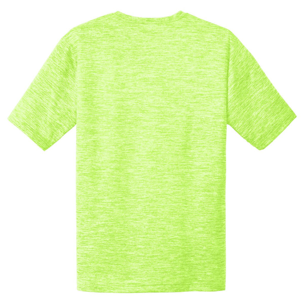 Sport-Tek Men's Lime Shock Electric PosiCharge Electric Heather Tee