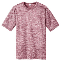 Sport-Tek Men's Maroon Electric PosiCharge Electric Heather Tee
