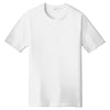 Sport-Tek Men's White PosiCharge Tri-Blend Wicking Raglan Tee