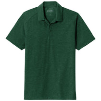 Sport-Tek Men's Forest Green Heather PosiCharge Tri-Blend Wicking Polo