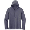 Sport-Tek Men's True Navy Heather Posicharge Tri-Blend Wicking Long Sleeve Hoodie