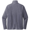 Sport-Tek Men's True Navy Heather PosiCharge Tri-Blend Wicking 1/4-Zip Pullover