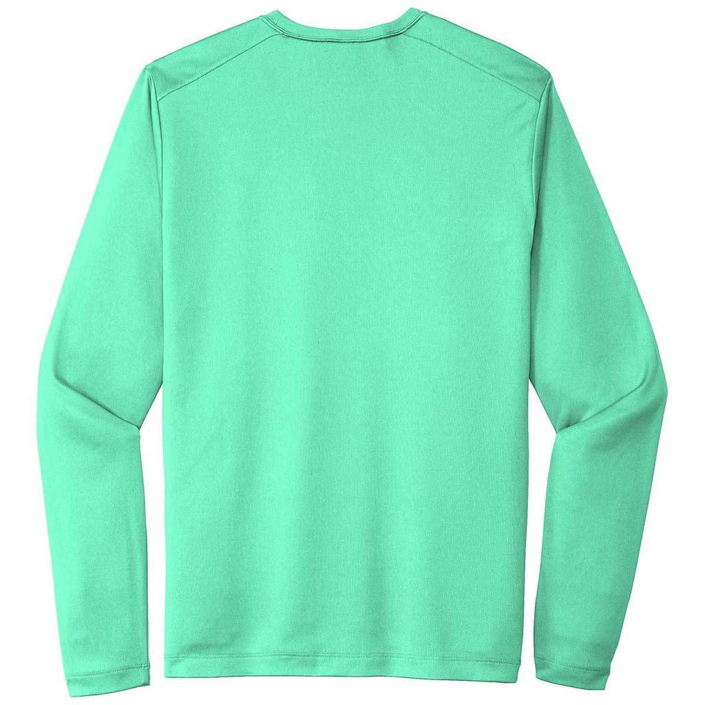 Sport-Tek Men's Bright Seafoam Posi-UV Pro Long Sleeve Tee
