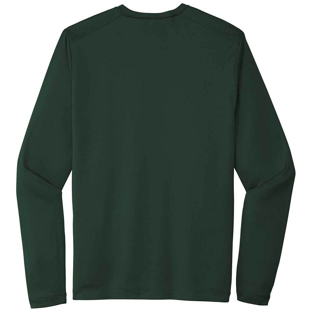 Sport-Tek Men's Forest Green Posi-UV Pro Long Sleeve Tee