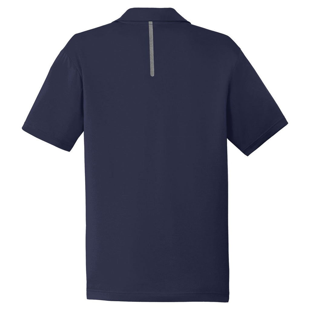 Sport-Tek Men's True Navy/Heather Grey Contrast PosiCharge Tough Polo
