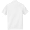 Sport-Tek Men's White PosiCharge RacerMesh Pocket Polo