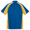Sport-Tek Men's True Royal/Gold/White Tricolor Micropique Sport-Wick Polo