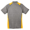 Sport-Tek Men's Vintage Heather/Gold Heather Colorblock Contender Polo
