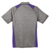 Sport-Tek Men's Vintage Heather/Purple Heather Colorblock Contender Polo