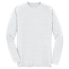 Sport-Tek Men's White Long Sleeve Ultimate Performance Crew