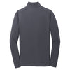 Sport-Tek Men's Iron Grey Textured 1/4-Zip Pullover