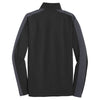 Sport-Tek Men's Black/Iron Grey Sport-Wick Textured Colorblock 1/4-Zip Pullover