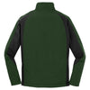 Sport-Tek Men's Forest Green/Black Colorblock Soft Shell Jacket