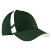 Sport-Tek Forest Green/White Dry Zone Mesh Inset Cap