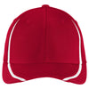 Sport-Tek True Red/White Flexfit Performance Colorblock Cap