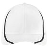 Sport-Tek White/Black Flexfit Performance Colorblock Cap