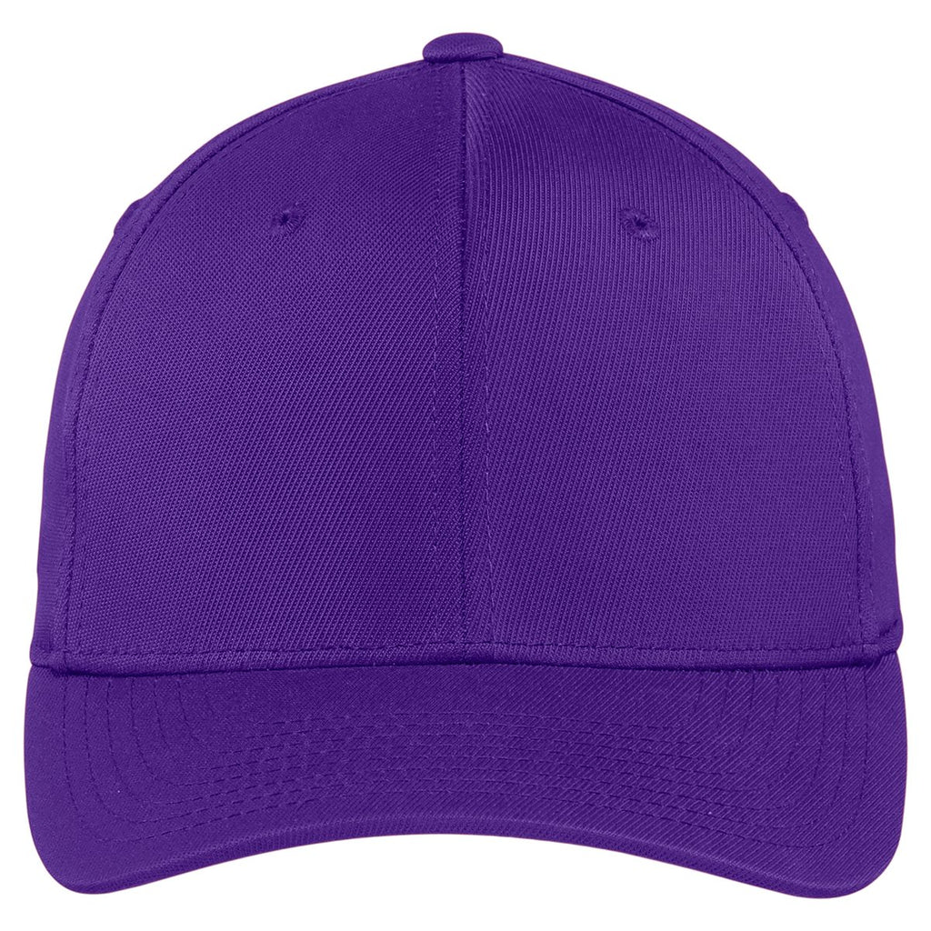 Sport-Tek Purple Flexfit Performance Solid Cap