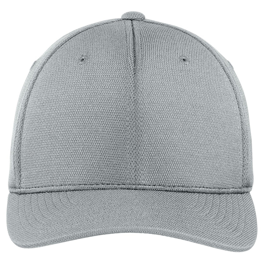 Sport-Tek Grey Heather Flexfit Cool & Dry Poly Block Mesh Cap