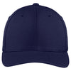 Sport-Tek True Navy Flexfit Cool & Dry Poly Block Mesh Cap