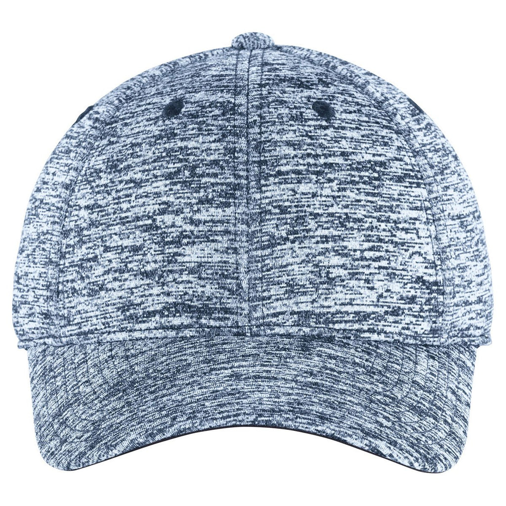 Sport-Tek True Navy Electric PosiCharge Electric Heather Cap