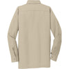 Red Kap Men's Khaki Long Sleeve Solid Ripstop Shirt