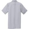 Red Kap Men's Grey Short Sleeve Solid Ripstop Shirt