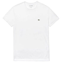 Lacoste Men's White Short Sleeve Pima Cotton Jersey Crewneck T-Shirt