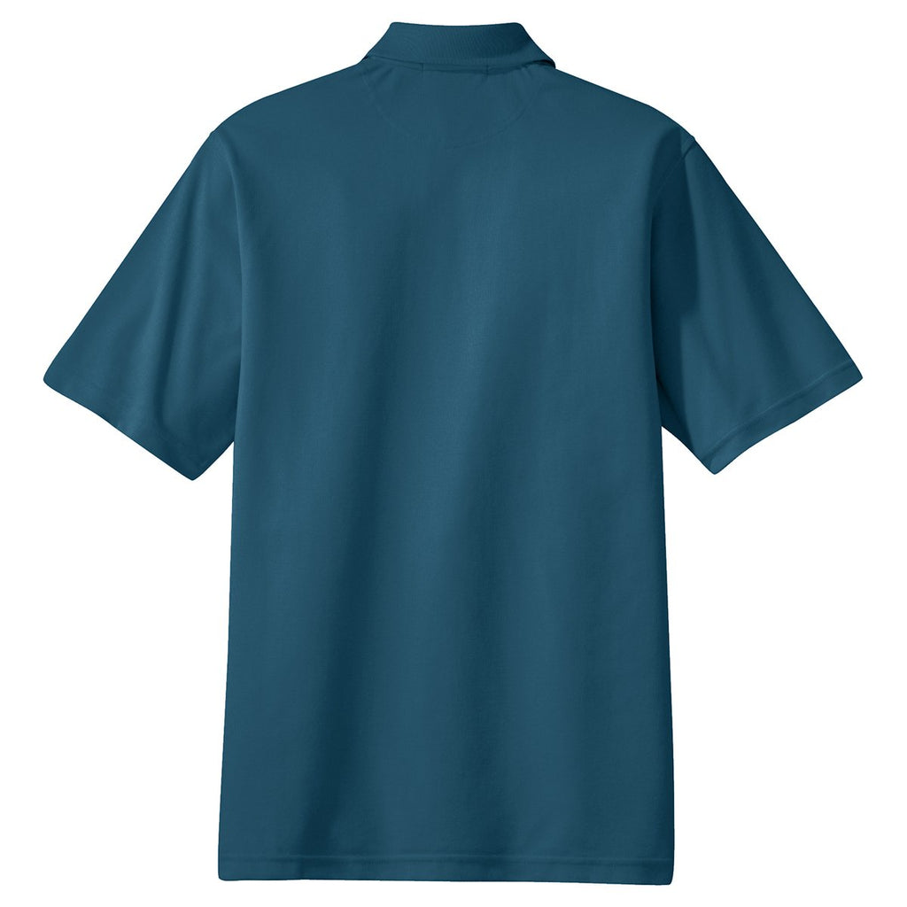 Port Authority Men's Moroccan Blue Tall Rapid Dry Polo