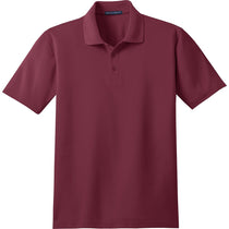 Port Authority Men's Burgundy Tall Stain-Resistant Polo