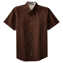 Port Authority Men's Coffee Bean Tall Short Sleeve Easy Care Shirt