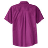 Port Authority Men's Deep Berry Tall Short Sleeve Easy Care Shirt