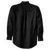 Port Authority Men's Black Tall Long Sleeve Twill Shirt