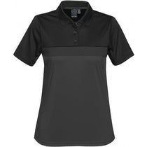 Stormtech Women's Carbon/Black Equinox Performance Polo