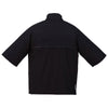 Elevate Men's Black/Grey Storm Powell Short Sleeve Half Zip Windshirt