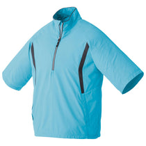 Elevate Men's Chill/Grey Storm Powell Short Sleeve Half Zip Windshirt