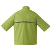 Elevate Men's Dark Citron Green/Grey Storm Powell Short Sleeve Half Zip Windshirt