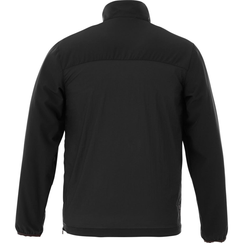 Elevate Men's Black Smoke Odaray Half Zip Jacket