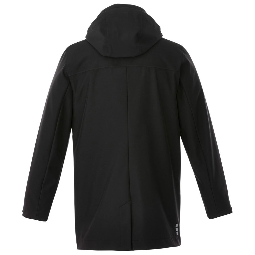 Elevate Men's Black Manhattan Softshell Jacket