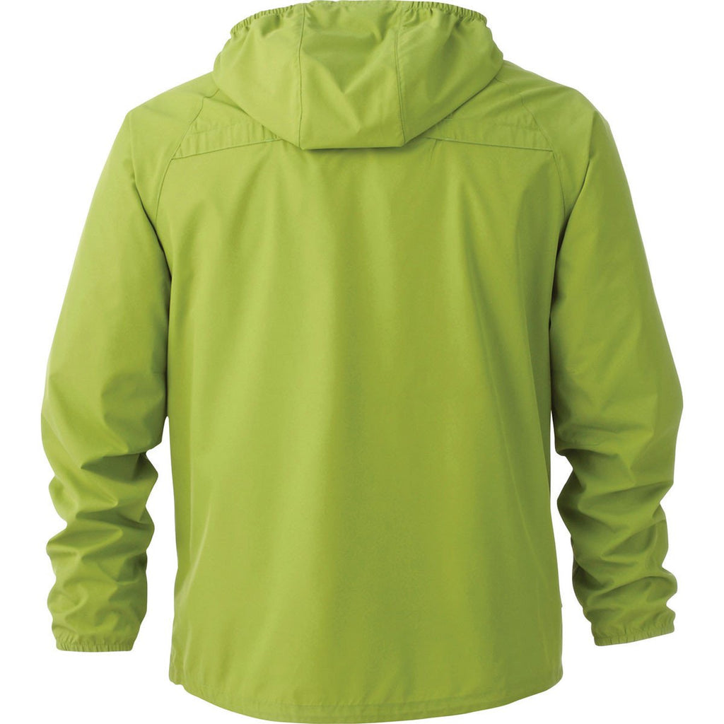Elevate Men's Dark Citron Green Kinney Packable Jacket