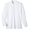 Elevate Men's White Brecon Long Sleeve Polo