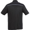 Elevate Men's Black Albula Short Sleeve Polo