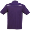 Elevate Men's Dark Plum Albula Short Sleeve Polo