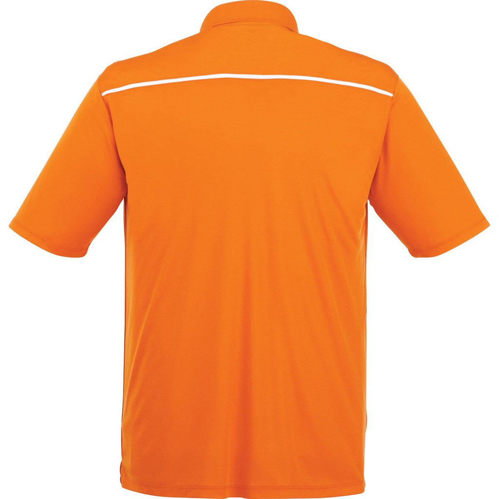 Elevate Men's Saffron Albula Short Sleeve Polo