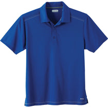 Elevate Men's New Royal Dunlay Short Sleeve Polo