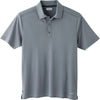 Elevate Men's Steel Grey Dunlay Short Sleeve Polo