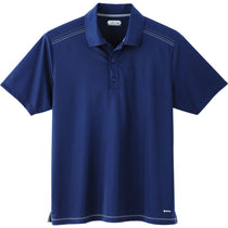 Elevate Men's Vintage Navy Dunlay Short Sleeve Polo