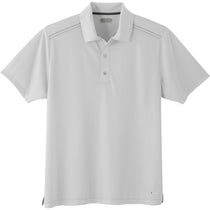 Elevate Men's White Dunlay Short Sleeve Polo