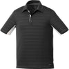 Elevate Men's Black Prescott Short Sleeve Polo